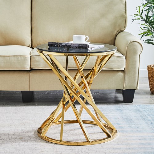 Luxury gold coffee side table - luxury,