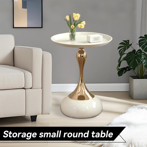 Cream white small coffee - small, table