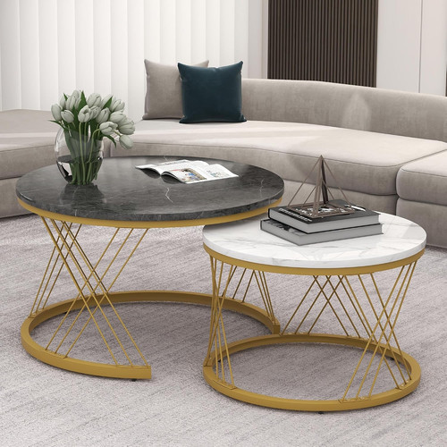 2pc nesting coffee tables - 2pc,