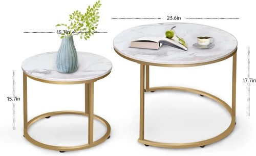 Round coffee tables - round,