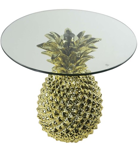 5cm gold pineapple coffee - 54.5cm,