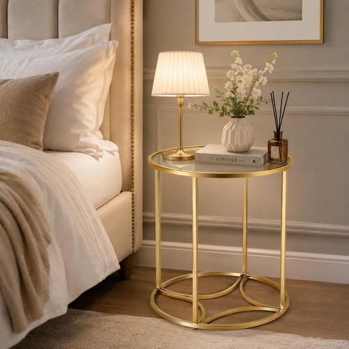 Gold geometric glass coffee - geometric,