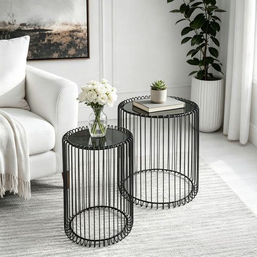 Set round cage - of, table