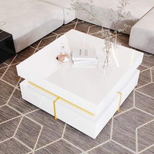 Coffee table high gloss - table,, high-gloss