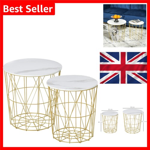 Nest side tables white - nest,
