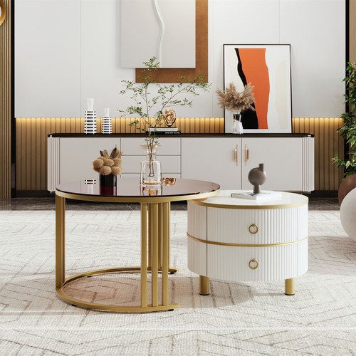 Round nest coffee tables - nest,