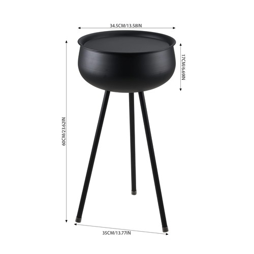 Modern round side - modern,