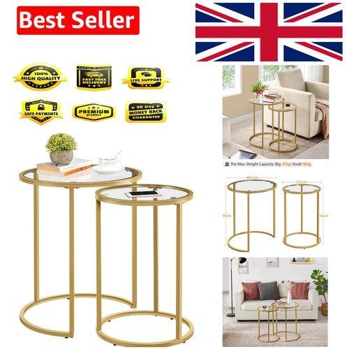 Round nesting coffee tables - coffee,