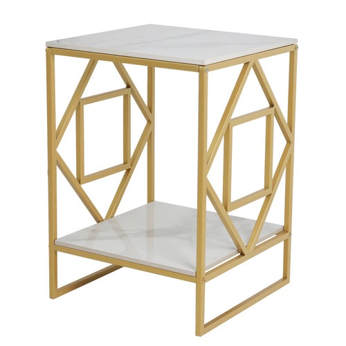 Square marble top side - square,