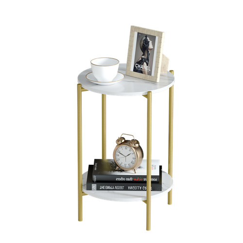 Modern round coffee end - modern,