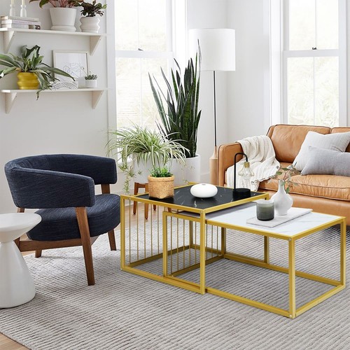 Modern nesting table - modern, stackable