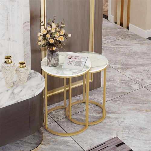 Nesting coffee table - coffee, real