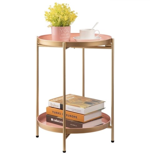 Hollyhome gold round side - gold,