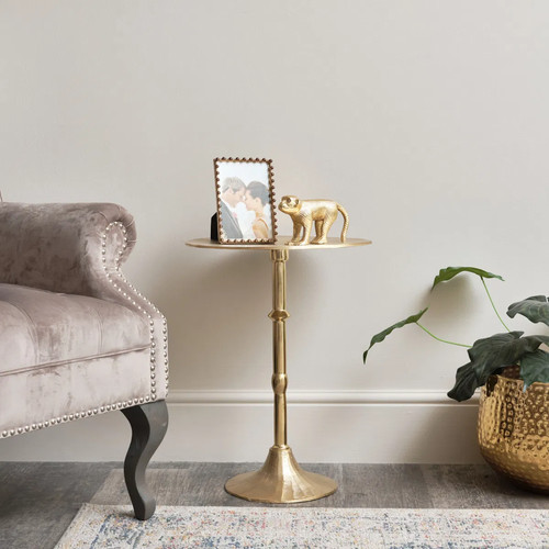 Round gold metal - round,